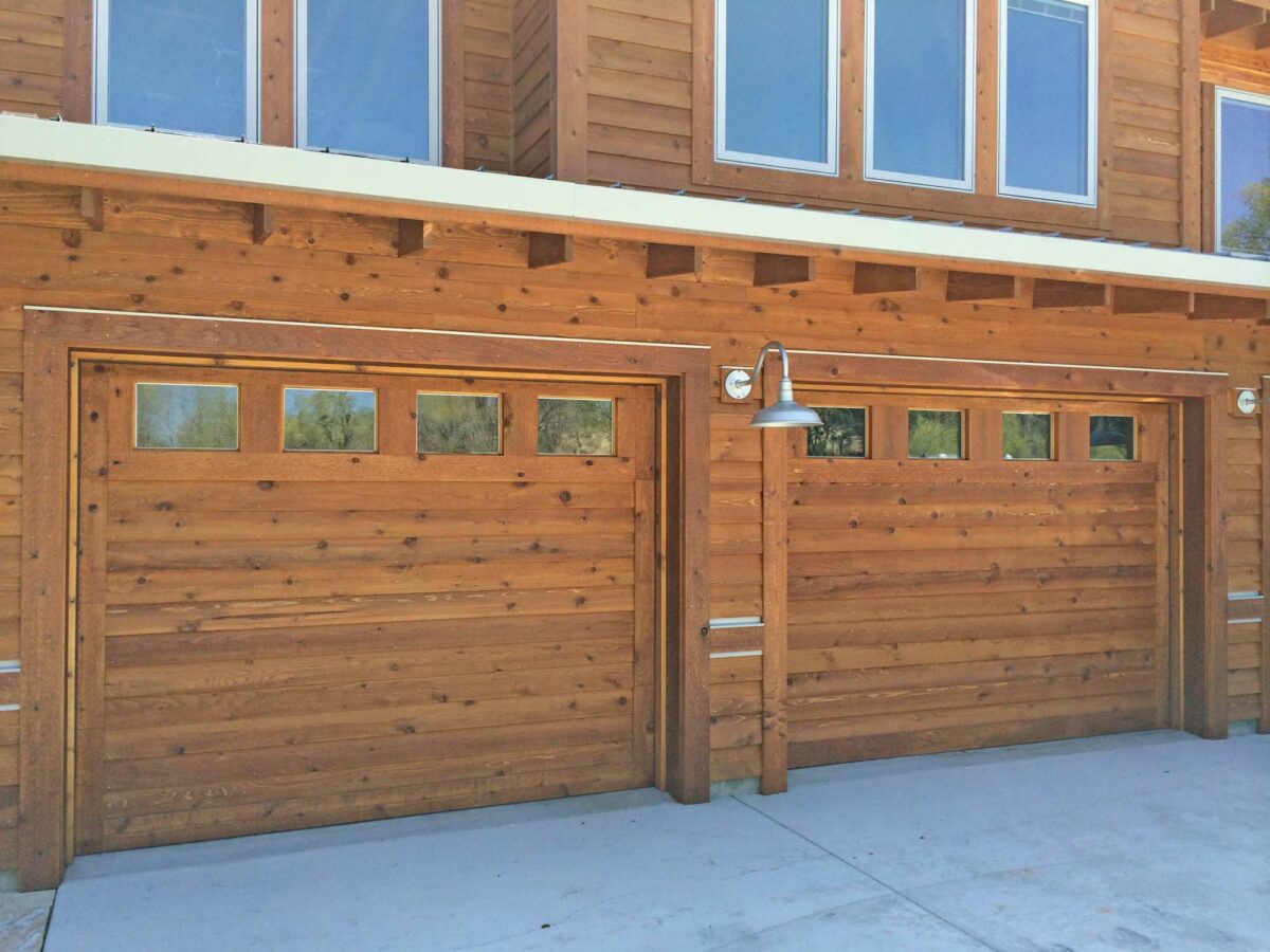 Custom Wood Garage Doors Cosner Construction